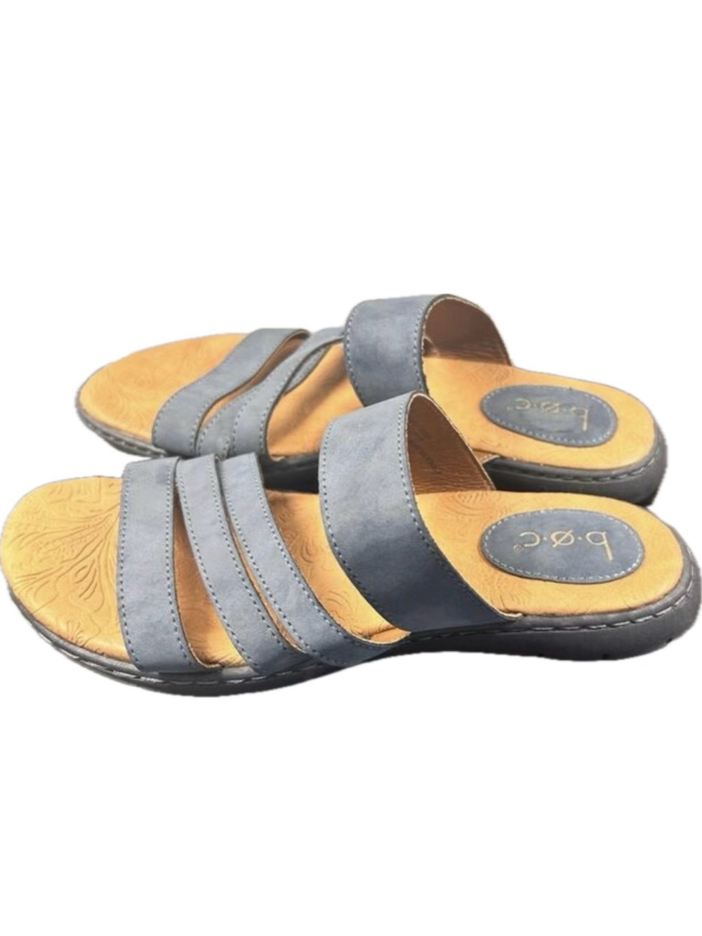 b.o.c. Women's Strappy Slide Sandal in Slate Blue